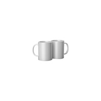 Cricut Cricut - unfinished mug - vit - keramik (paket om 2)