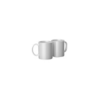 Cricut Cricut - unfinished mug - vit - keramik (paket om 2)