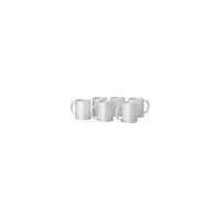 Cricut Cricut - unfinished mug - vit - keramik (paket om 6)