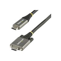 StarTech.com StarTech.com 50 cm sidoskruvlåsande USB C-kabel 10 Gbit/s - USB 3.1/3.2 Gen 2 Type-C kabel - 100W (5A) Power Delivery-la...