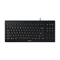 CHERRY CHERRY STREAM KEYBOARD TKL - tangentbord - USA med eurosymbol - svart Inmatningsenhet
