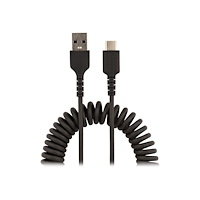 StarTech.com StarTech.com 50 cm USB-A till C-laddningskabel, kraftig spiralkabel för snabb laddning och synkronisering, USB 2.0 A til...
