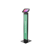 Compulocks Group Compulocks iPad Mini 8.3" Space Enclosure Brandable Floor Stand monteringssats - för surfplatta - märkningsbar - svart