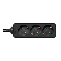 Deltaco DELTACO - effektband - barnskydd, jordad - 3680 Watt