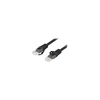 LANBERG Lanberg PCU6-10CU - patch-kabel - 25 cm - svart