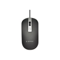 Gembird Gembird - mus - USB - svart, silver