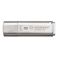 Kingston Technology Kingston IronKey Locker+ 50 - USB flash-enhet - 64 GB