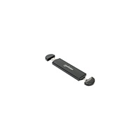 Manhattan Manhattan M.2 NVMe and SATA SSD Enclosure, USB-C & USB-A Male Connection, Up to 10 Gbps (USB 3.2 Gen2 aka USB 3.1), For...