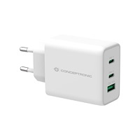 Conceptronic Conceptronic ALTHEA12W 3-Port 65W GaN USB PD Charger strömadapter - USB, 2 x USB-C - 65 Watt