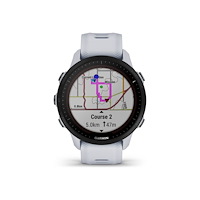 Garmin Garmin Forerunner 955 Solar sportklocka med rem - 32 GB - whitestone