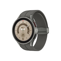 SAMSUNG Samsung Galaxy Watch5 Pro - titangrå - smart klocka med sportband - titangrå - 16 GB