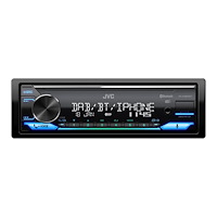 JVC JVC KD-X482DBT - Bil - digital mottagare - inbyggd enhet - Enkel-DIN