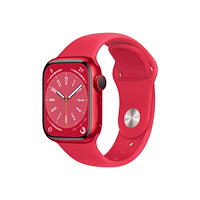 Apple Apple Watch Series 8 (GPS + Cellular) (PRODUCT) RED - röd aluminium - smart klocka med sportband - röd - 32 GB
