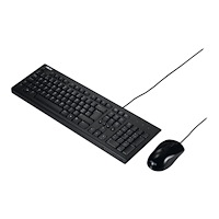 ASUSTeK COMPUTER ASUS U2000 - sats med tangentbord och mus - svart Inmatningsenhet