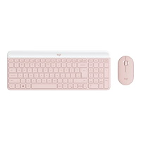 Logitech Logitech Slim Wireless Combo MK470 - sats med tangentbord och mus - QWERTZ - tysk - rosa Inmatningsenhet