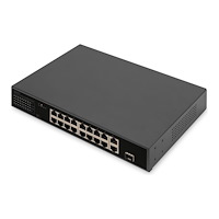 Digitus DIGITUS - switch - 16 portar - ohanterad - rackmonterbar