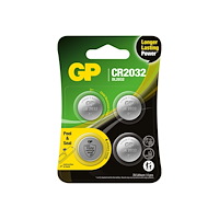 Gold Peak GP batteri - säkerhetsförsegling - 4 x CR2032 - Li/MnO2