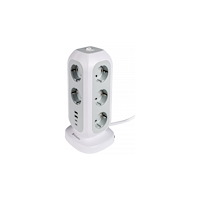 VERBATIM Verbatim EUPT-01 - effektband - 15-i-1 europeisk multiplugg förlängning - 3600 Watt