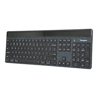 Targus Targus EcoSmart - tangentbord - hållbar energiutvinning - QWERTY - brittisk - svart Inmatningsenhet