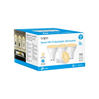 TP-LINK Technologies Tapo L610 - LED-spotlight - GU10 - 2.9 W - varmt vitt ljus - 2700 K (paket om 4)