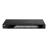 D-Link D-Link DGS 1520-28 - switch - 28 portar - smart - rackmonterbar