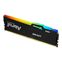 Kingston Technology Kingston FURY Beast RGB - DDR5 - sats - 128 GB: 4 x 32 GB - DIMM 288-pin / PC5-44800 - ej buffrad
