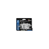 STAEDTLER STAEDTLER 376 - markering - nattsvart - 2 delar