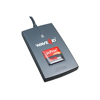 RF Ideas rf IDEAS WAVE ID Solo Keystroke CSN Black Reader - RFID-läsare - USB