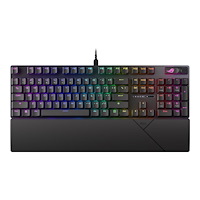 ASUSTeK COMPUTER ASUS ROG Strix Scope II - tangentbord - 100% full size - QWERTZ - tysk - svart Inmatningsenhet