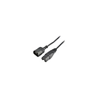Prokord Prokord - strömkabel - IEC 60320 C14 till IEC 60320 C15 - 2.5 m