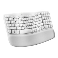 Logitech Logitech Ergo Series - tangentbord - med dämpande handflatestöd - QWERTY - offwhite Inmatningsenhet