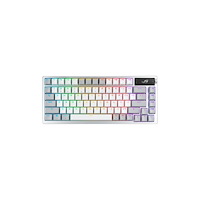 ASUSTeK COMPUTER ASUS ROG Azoth - tangentbord - hotswap - 75% - med OLED-display - vit Inmatningsenhet