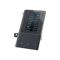 Hewlett-Packard Poly Edge E Expansion Module - expansionsmodul för extra knappar för VoIP-telefon - 22 multifunktionella knappar
