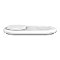Belkin International Belkin BoostCharge Pro 2-in-1 trådlös laddningsplatta - magnetisk - + växelströmsadapter - 15 Watt