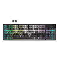 Corsair CORSAIR K55 CORE RGB - tangentbord - gaming - QWERTY - Nordisk - svart Inmatningsenhet