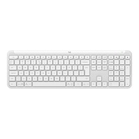 Logitech Logitech Signature Slim K950 - tangentbord - 100% full size - QWERTY - USA, internationellt - offwhite Inmatningsenhet