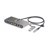 StarTech.com StarTech.com 2-Port USB-C/USB-A Hub with GbE and RS232 Serial, 2x USB-A - hubb - 2 portar