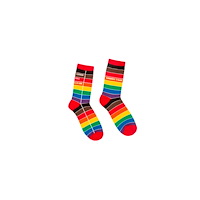 Random House Inc Library Card Pride Socks - Small