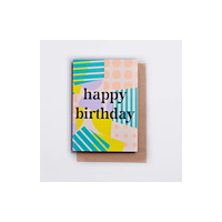 Monwell Spots and Stripes birthday card (häftad, eng)