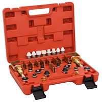vidaXL Läckagedetektor för luftkonditionering röd 36x27x9 cm