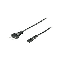 Goobay goobay NK 104 S-180 - strömkabel - Eurokontakt till power IEC 60320 C7 - 1.8 m