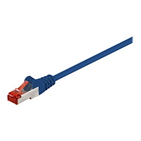 Goobay wentronic patch-kabel - 15 cm - blå