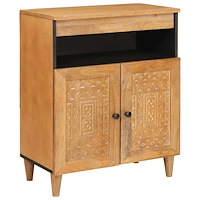vidaXL Sideboard Ljusbrun 33.5 x 60 x 75 cm