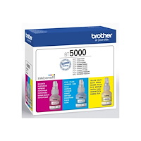Brother Brother BT5000CL Value Pack - 3-pack - cyan, magenta, gul - original - påfyllnadsbläck