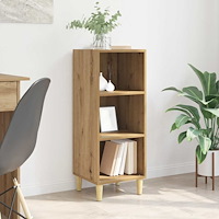 vidaXL Sideboard artisan ek 32,5 x 34,5 x 90 cm Konstruerat trä