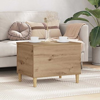 vidaXL Nattduksbord artisan ek 60 x 44,5 x 45 cm Konstruerat trä