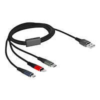 DeLOCK Delock Lightning-kabel, endast laddning - 1 m