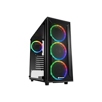 Sharkoon Sharkoon TG4M RGB - ATX-hölje - utökad ATX