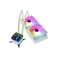 Enermax Technology Enermax Aquafusion ADV series ELC-AQFA240-SQA-W - kylsystem med vätska till processorn - 240mm cpu liquid cooler