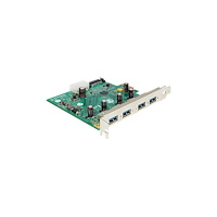 DeLOCK Delock PCI Express Card > 4 x USB 3.0 - lagring/USB3.0-styrenhet - USB 3.0 - PCIe 2.1 x1